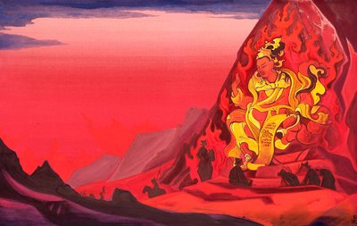 Comando de Rigden Djapo, 1933. de Nikolai Konstantinowitsch Roerich