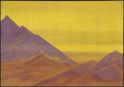 Amanhecer, c.1930 de Nicholas Roerich
