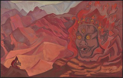 Dorje, a Atrevida, série "Banners of the East", 1925 de Nicholas Roerich
