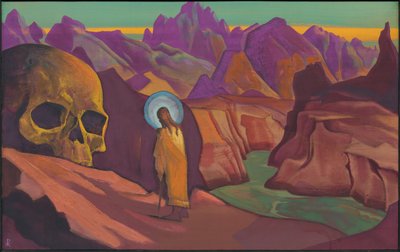 Issa e o crânio do gigante, 1932 de Nicholas Roerich