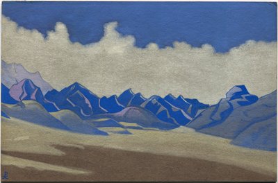 Karakoram, Caminho para o Turquestão, 1936 de Nicholas Roerich