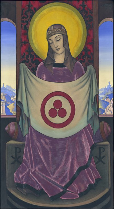 Madonna Oriflamma, 1932 de Nicholas Roerich