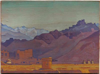Caminho para o Tibete, 1925 de Nicholas Roerich