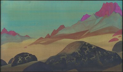 Rochas de Ladakh, 1932 de Nicholas Roerich