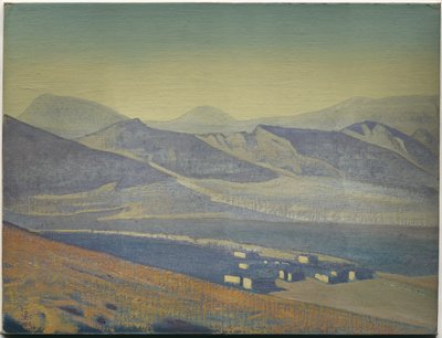 Santuários e Citadelas, da série de mesmo título, 1925 de Nicholas Roerich