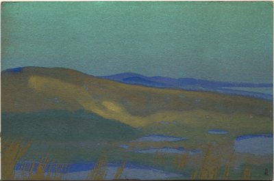 Pântanos de Tsaidam, 1936 de Nicholas Roerich