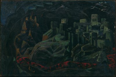 A cidade morta, 1918 de Nicholas Roerich