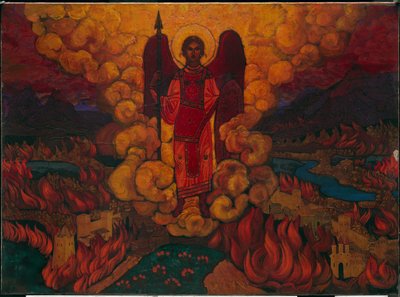 O Último Anjo, 1912 de Nicholas Roerich