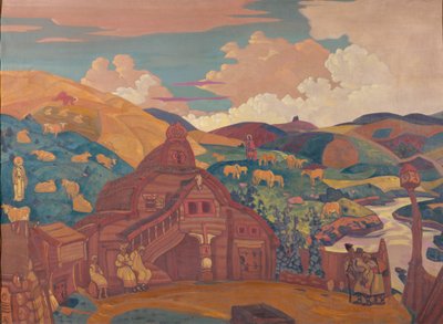 As Três Alegrias, 1916 de Nikolai Konstantinowitsch Roerich