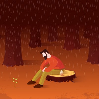 A vida continua, 2015 (digital) de Nick Diggory