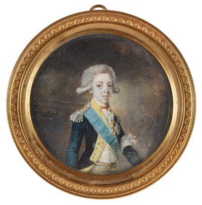 Retrato de Gustav IV Adolf da Suécia, 1792 de Niclas Lafrensen