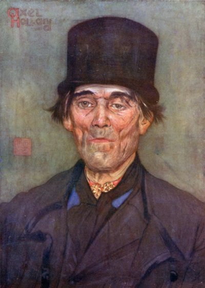 Um homem velho de Axel (cor litho) de Nico Jungman