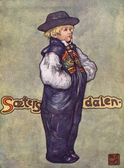 Noruega: A Boy of Saetersdalen (cor litho) de Nico Jungman