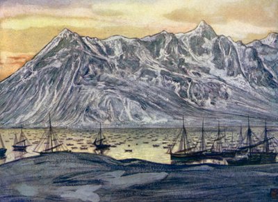 Noruega: barcos de pesca em Lofoten de Nico Jungman