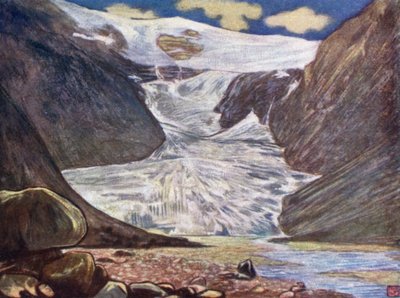 Noruega: Kjendalsbrae (cor litho) de Nico Jungman