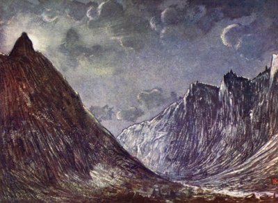 Noruega: Romsdals Horn (cor litho) de Nico Jungman