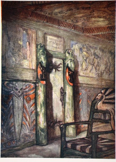 Sala de Munthe em Holmencollen, 1905 de Nico Jungman