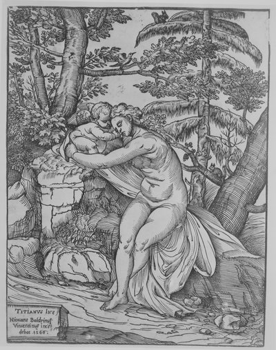 Vênus e Cupido, 1566., 1566. de Nicolò Boldrini