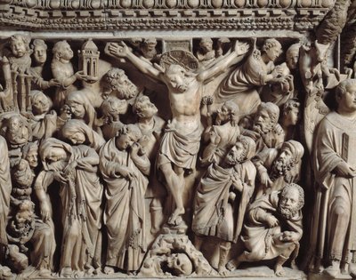 A Crucificação, detalhe da Púlpito de Nicola Pisano