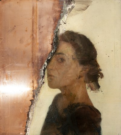 Sofia, 2023 (óleo sobre cobre) de Nicola Pucci
