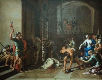 A decapitação de São João Baptista de Nicola Vaccaro