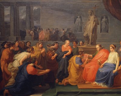 As doze províncias do império prestando homenagem a Francisco I (Bourbone), por Nicola de Laurentis (1783-1832). de Nicola de Laurentiis