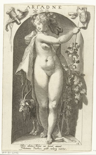 Ariadne (título no objeto) Deuses Antigos (título da série) de Nicolaas Braeu