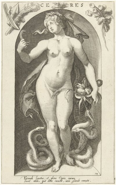 Ceres (título no objeto) Deuses Antigos (título da série) de Nicolaas Braeu