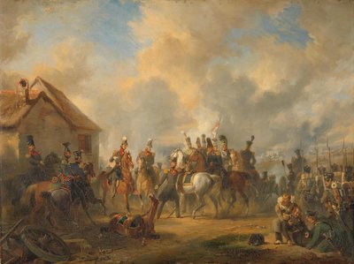 A Batalha de Bautersem durante a Campanha dos Dez Dias
O noivado na Bautersem de Nicolaas Pieneman (signed by artist)