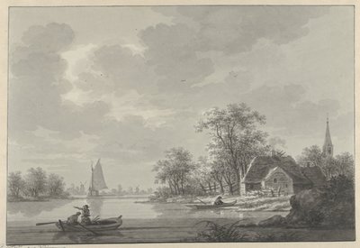 A aldeia de Capelle aan de IJssel de Nicolaas Wicart