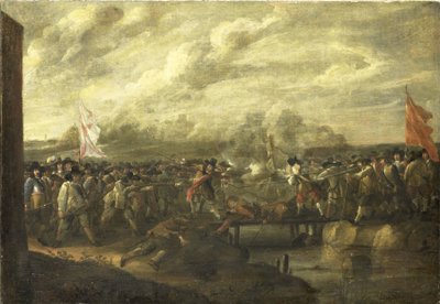 Escaramuça de Infantaria na Guerra dos Oitenta Anos de Nicolaas van Eyck (II) (attributed to)
