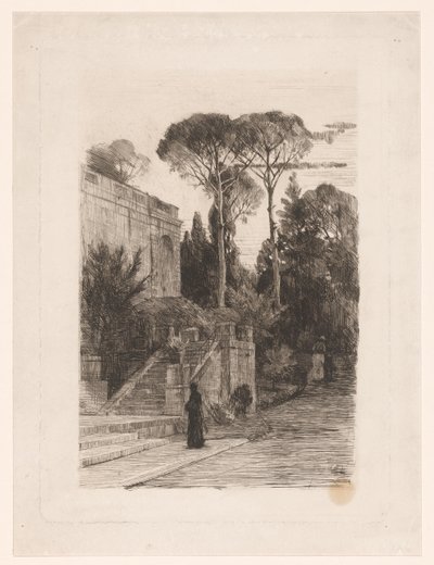 Edifício monumental com jardim de Nicolaas van der Waay