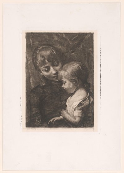 Mulher com criança de Nicolaas van der Waay