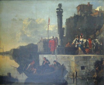 Porto italiano de Nicolaes Berchem