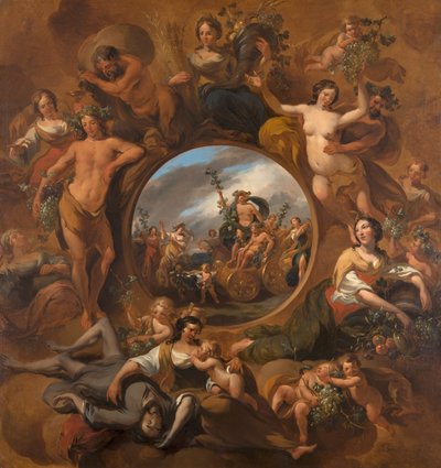 As Quatro Estações, Alegoria do outono de Nicolaes Berchem