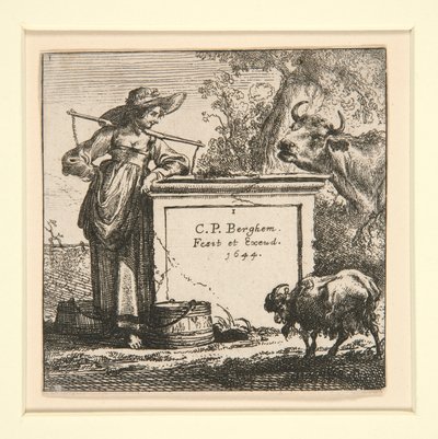 O Conjunto das Vacas, com a Leite-Maida de Nicolaes Berchem