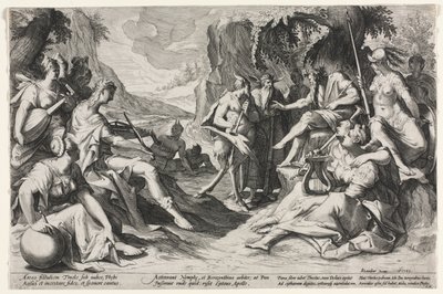 O Julgamento de Midas de Nicolaes Clock