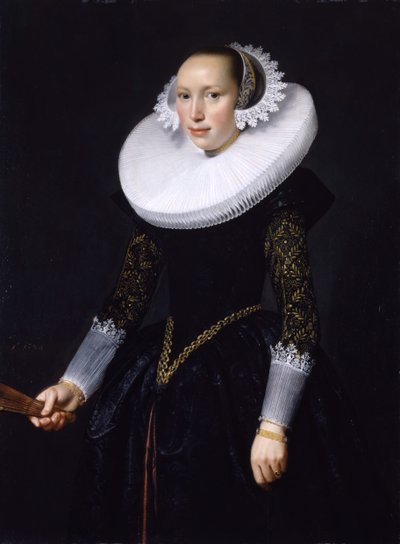Retrato de uma mulher, 1630. de Nicolaes Eliasz Pickenoy
