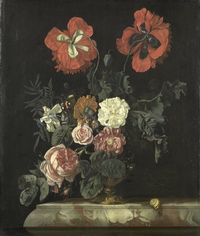 Natureza morta com flores de Nicolaes Lachtropius
