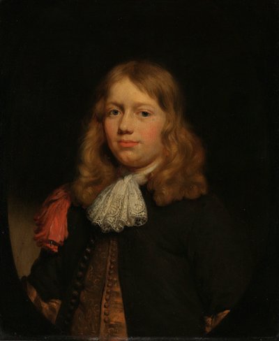Retrato de um homem jovem de Nicolaes Maes (attributed to)