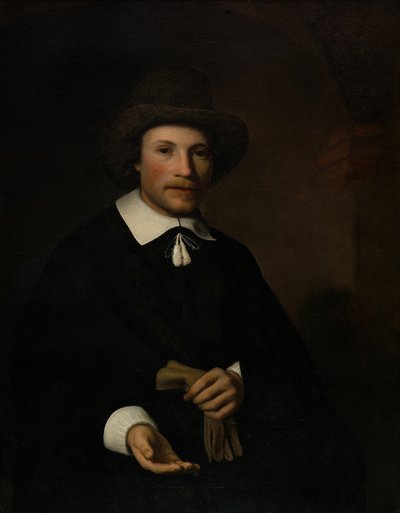 Retrato de um homem de Nicolaes Maes