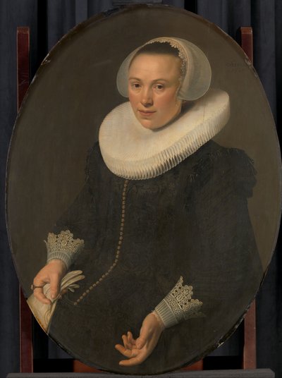 Retrato de Maria Swartenhont de Nicolaes Pickenoy Pickenoy