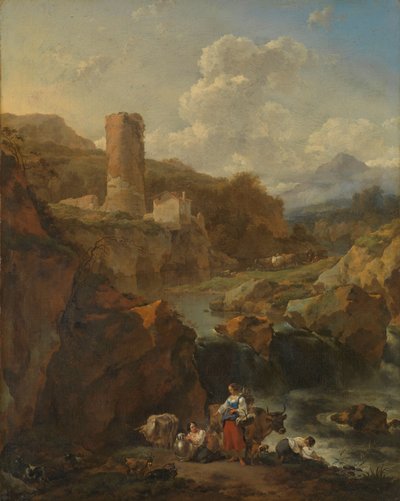 Paisagem Italiana de Nicolaes Pietersz Berchem
