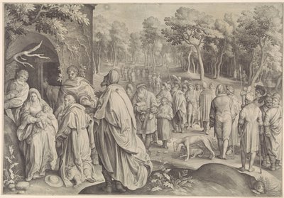 Adoração dos Reis de Nicolaes de Bruyn