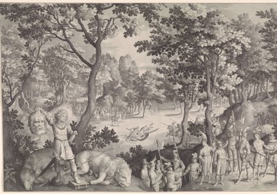 Davi em Golias de Nicolaes de Bruyn