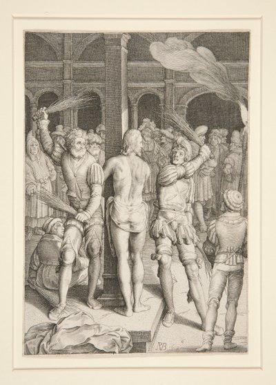 A Flagelação (Série Paixão) de Nicolaes de Bruyn