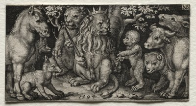 O Rei dos Animais de Nicolaes de Bruyn