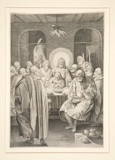 A Última Ceia (série Paixão) de Nicolaes de Bruyn