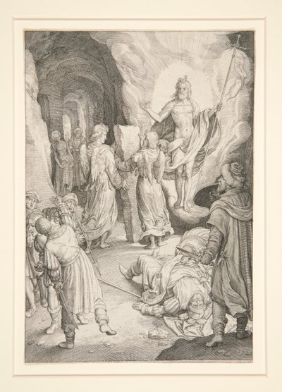 A Ressurreição (série Paixão) de Nicolaes de Bruyn
