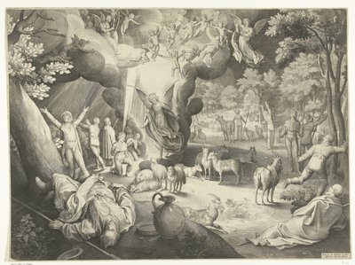 Proclamação aos pastores de Nicolaes de Bruyn